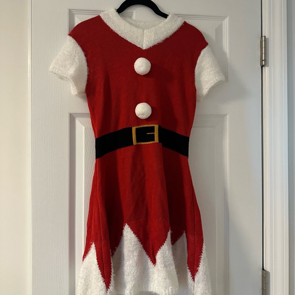 Mrs Claus mini dress with hat